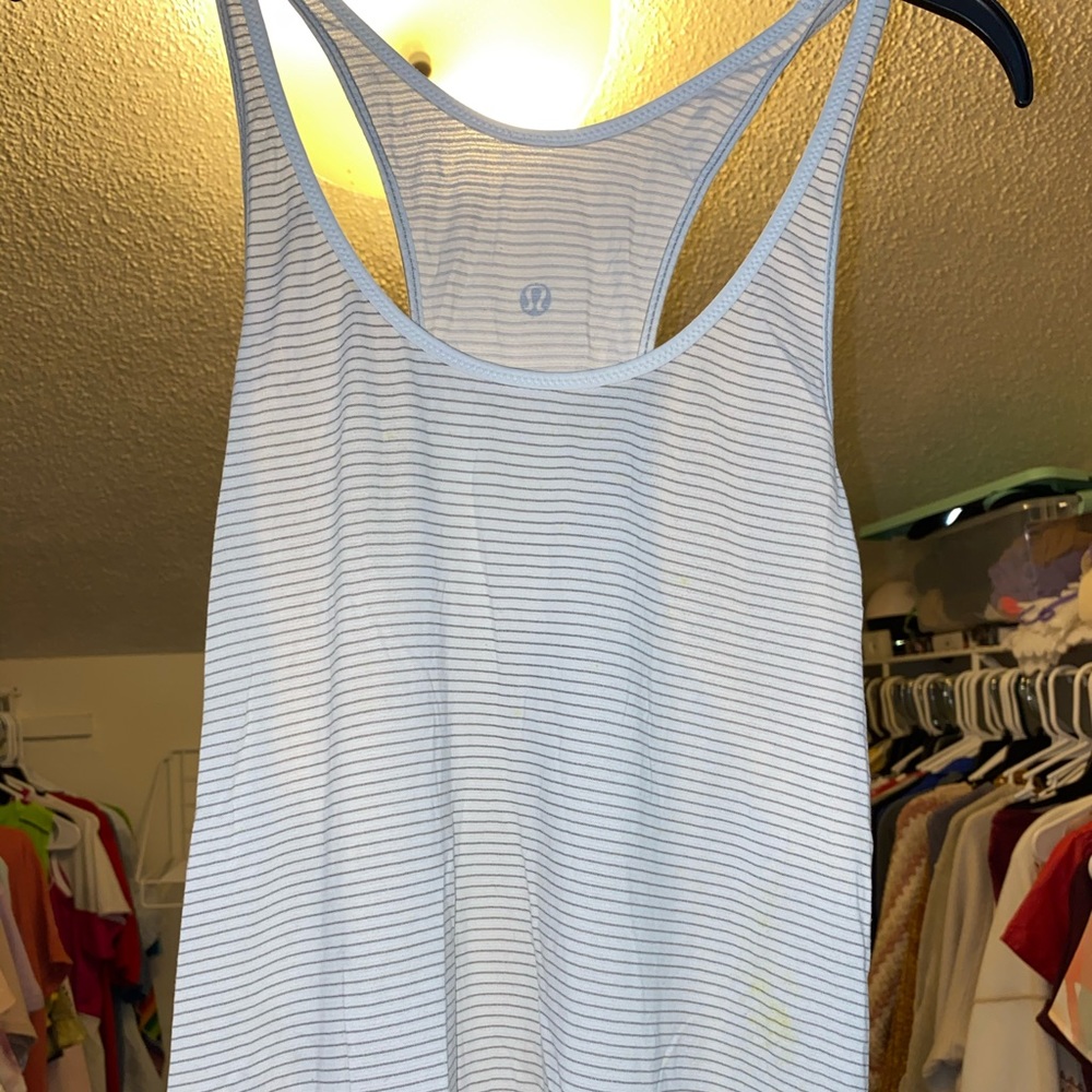 lululemon striped tank top